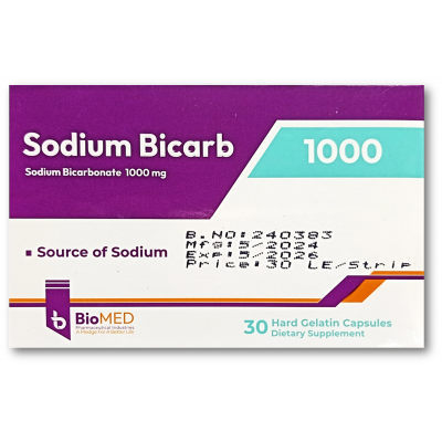 SODIUM BICARB 1000 MG ( SODIUM BICARBONATE ) 30 HARD GELATIN CAPSULES